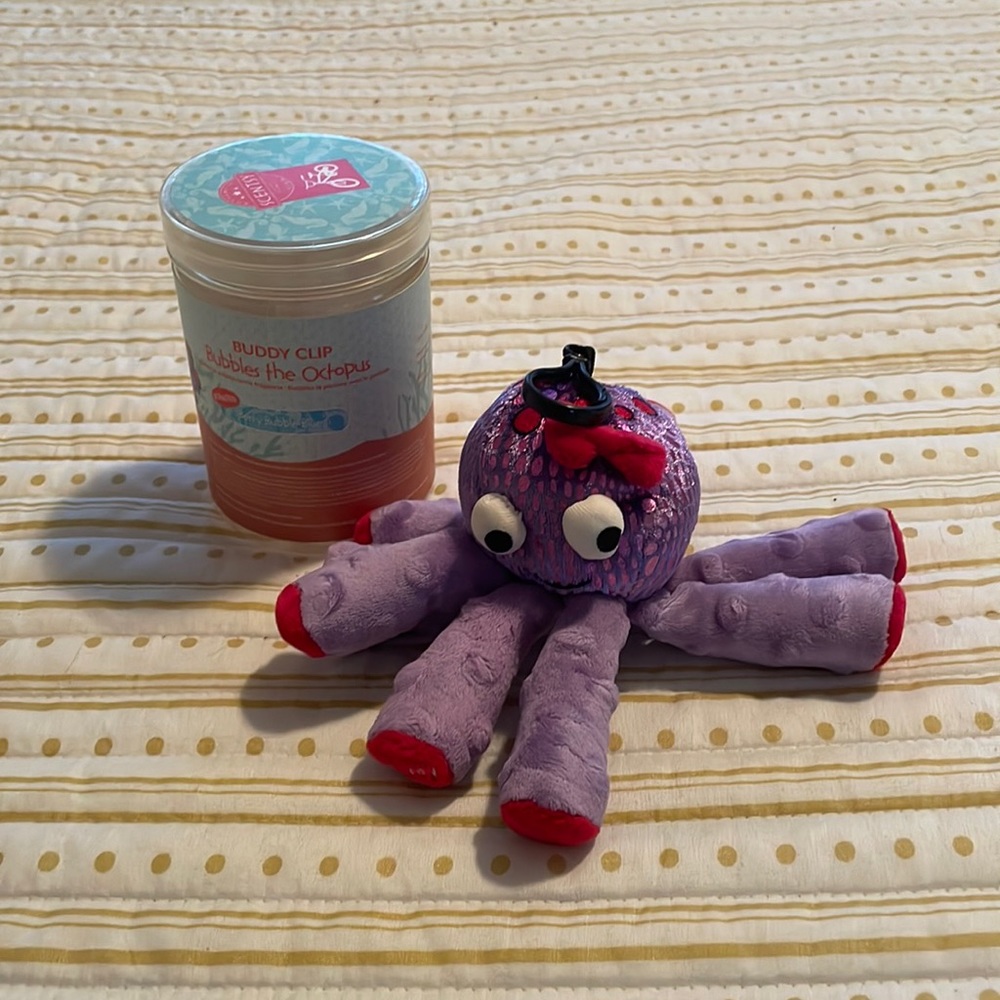 Scentsy Bubbles the Octopus buddy clip.